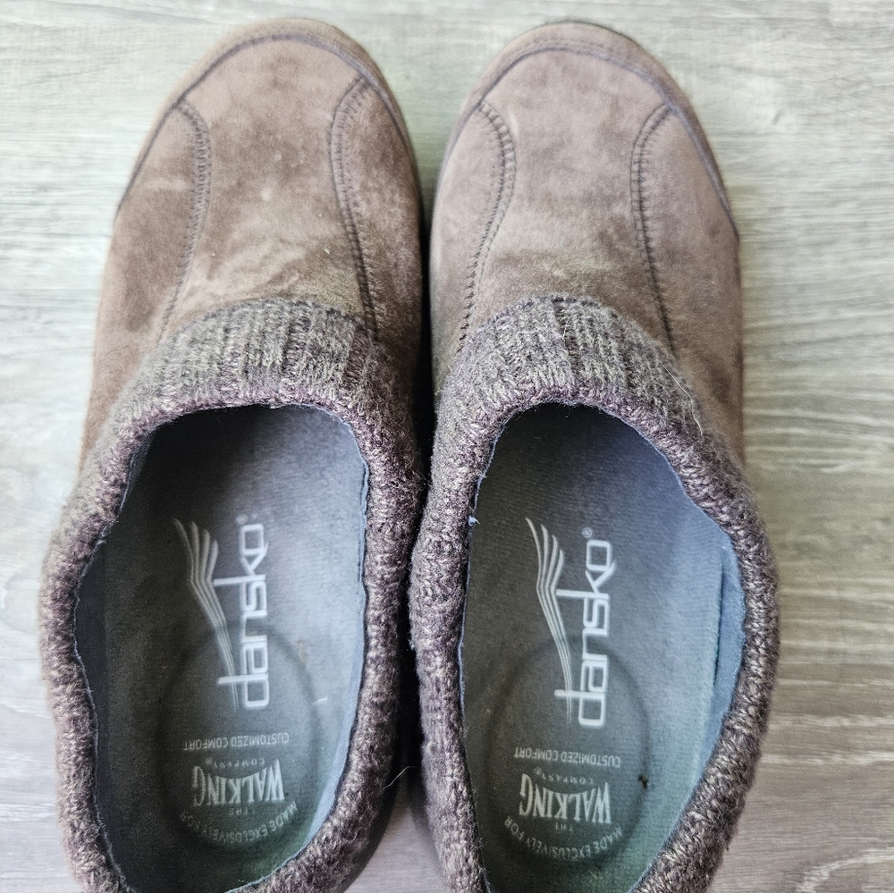 Dansko Eartha Slip-on Shoes, Size 37 (7), Brown